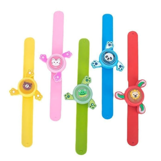 Cartoon Patterns Spinning Bracelet Wristband with LED Light – Multicolor