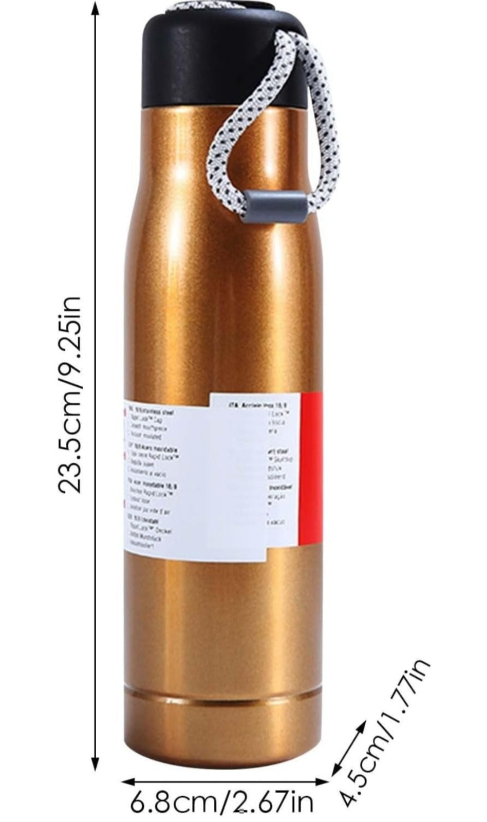 Stainless Steel Vacuum Insulated Thermos Flask - 500ml