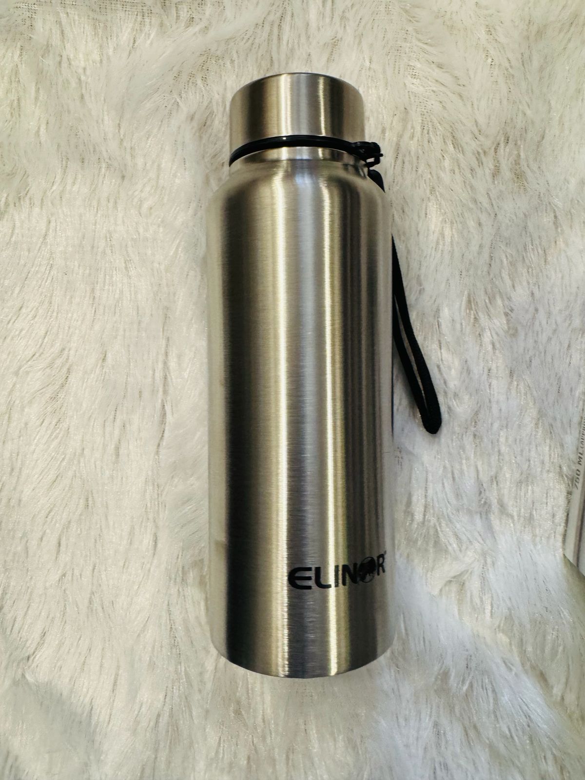 Stainless Steel Water Bottle, Single Walled, Leak Proof Lid, Rust Proof I For School, Office, Gym I Silver - 1000ml