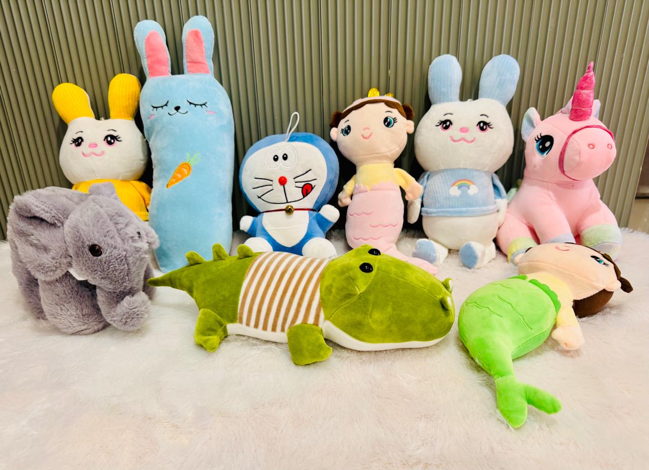 Soft Toys – Multi Characters | Cute Plush Stuffed Toys for Kids