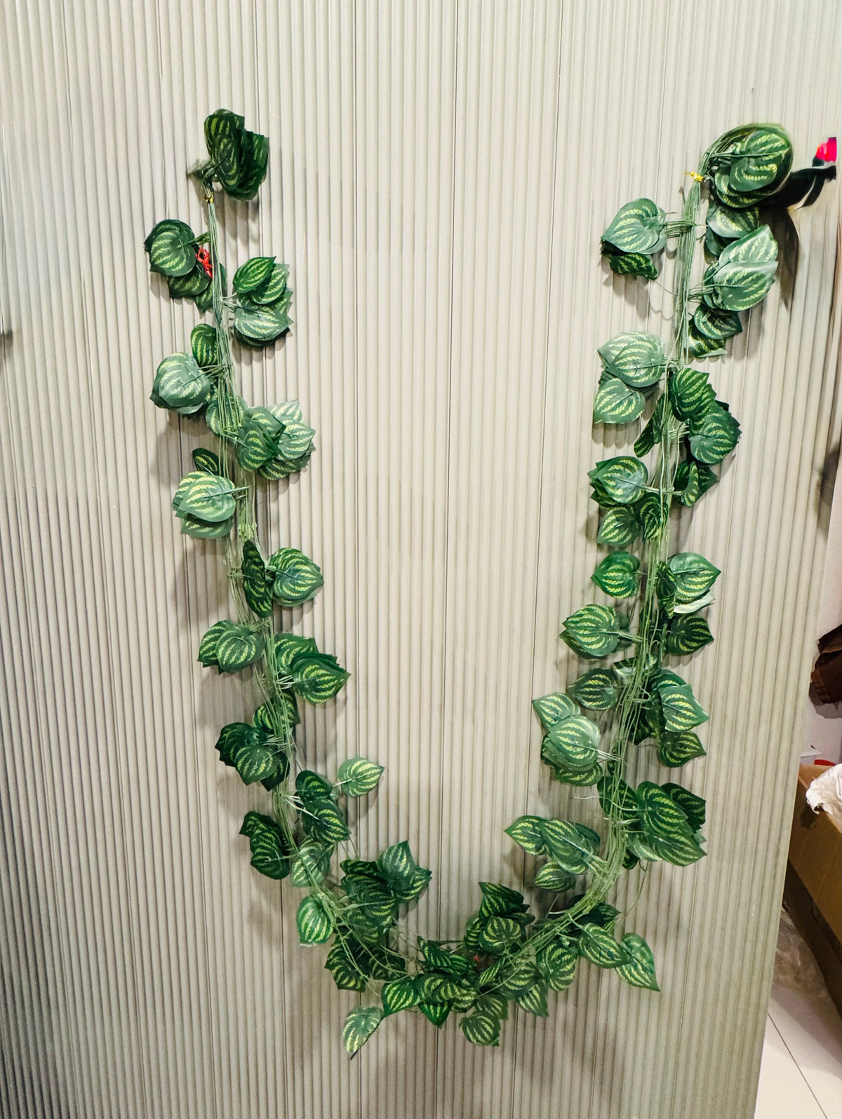 Artificial Green Leaves Decorative Garland | Natural-Look Hanging for Door, Wall, Balcony & Home Décor