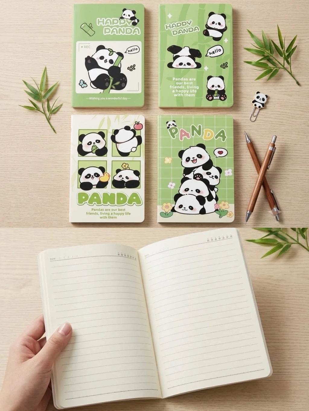 Panda Diary A5 40pages - Pack of 1