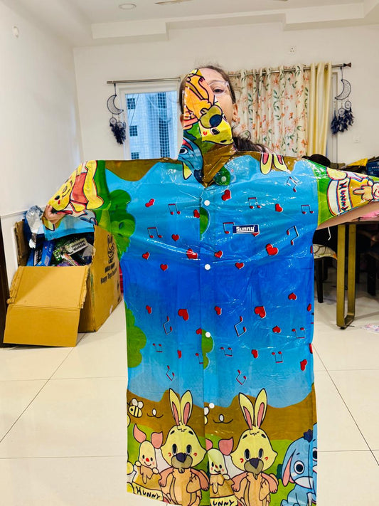 Printed Raincoat for Kids | Waterproof Cartoon Raincoat for Boys & Girls