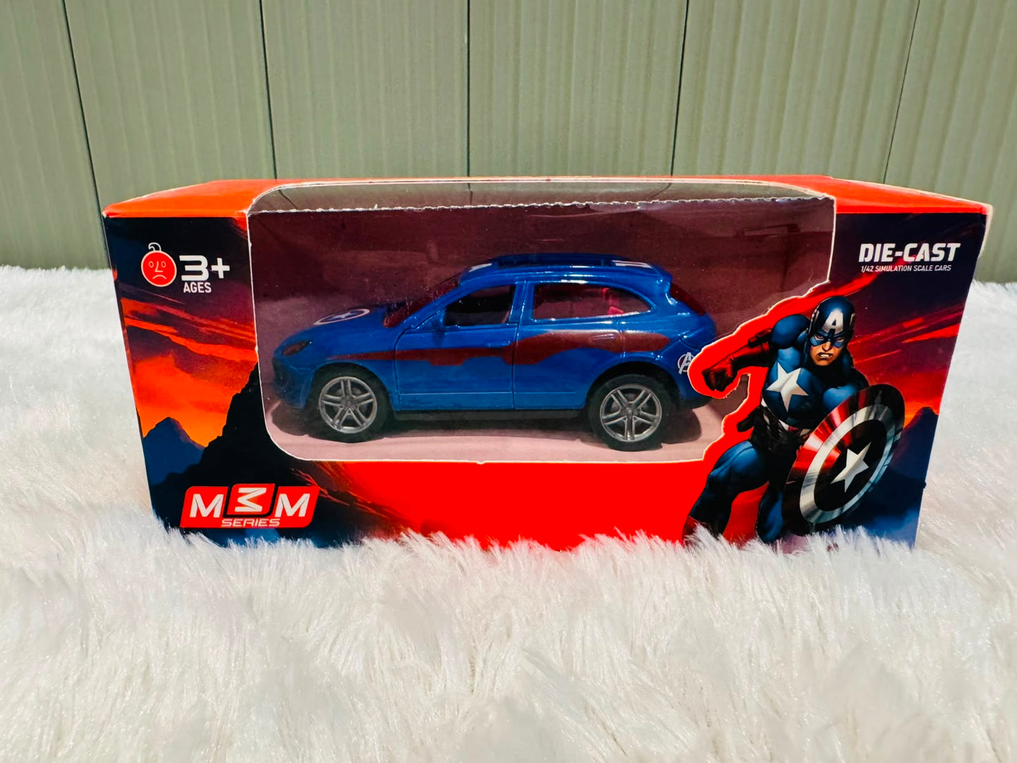 Die-Cast Avengers Car | Superhero Metal Toy Car for Kids