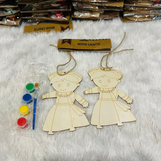 DIY Wooden Craft -Pack of 2