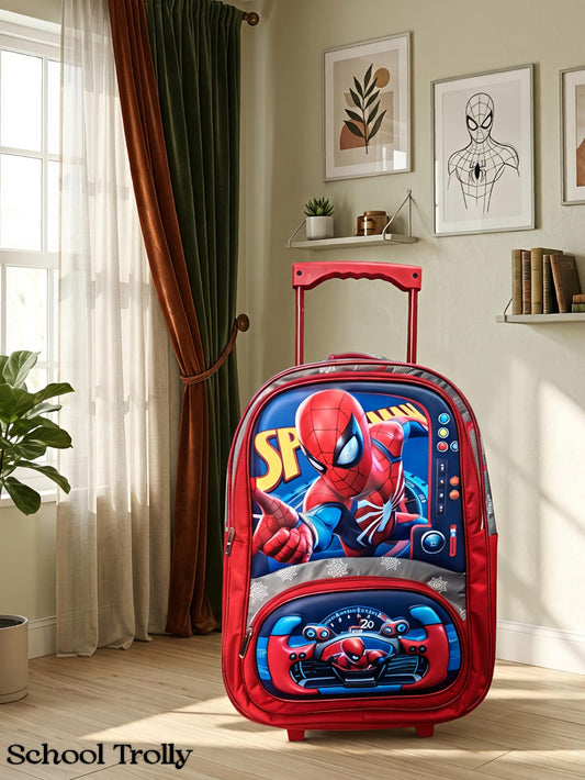 Trolley School Bag for Kids 🎒🛞