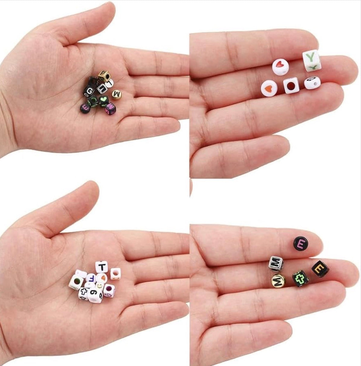 DIY Bracelet Making Kit for Girls – Beads & Jewelry Craft Set with Charms, Scissors & Elastic String