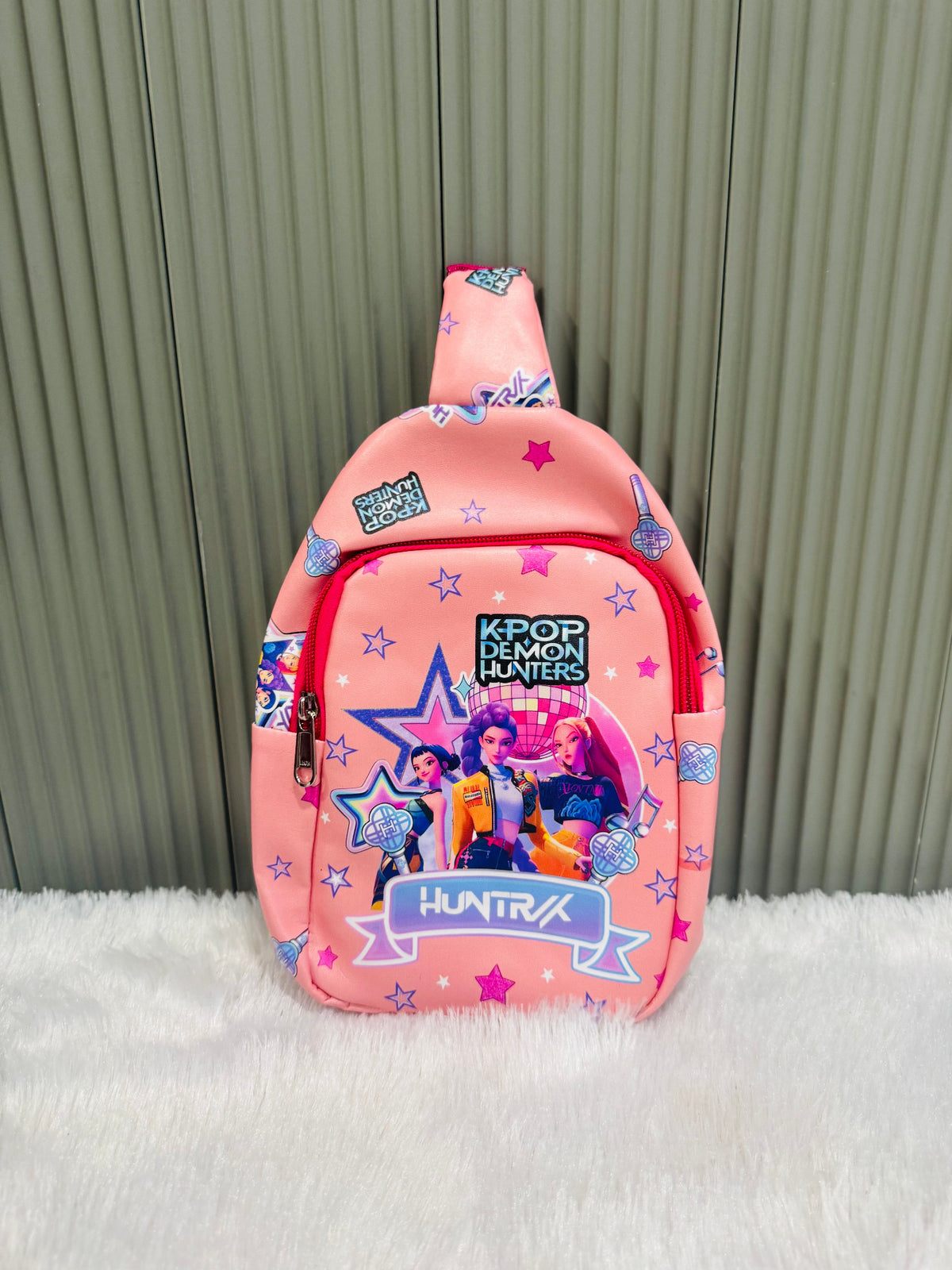 K-Pop Crossbody Chest Bag for Kids – Adjustable Strap