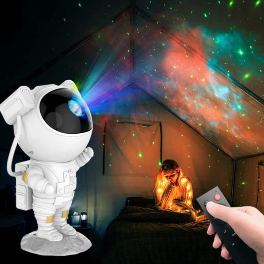 Astronaut Projector Night Light | Galaxy Star Projector LED Lamp for Kids & Bedroom