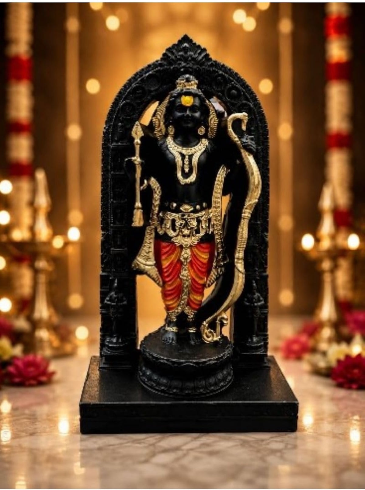 Ram Lalla Murti Idol Ayodhya Ram Mandir Style
