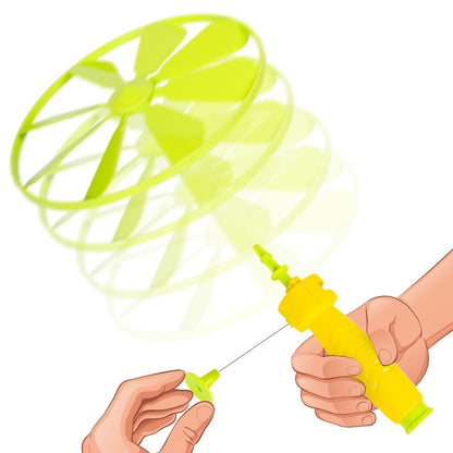 Aero Spin Flying Disc & Spinning Top Toy Set – Indoor & Outdoor Game for Kids