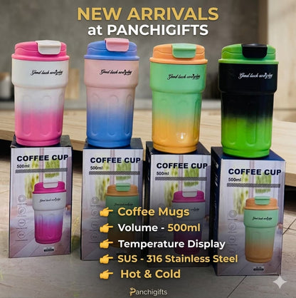 Stainless Steel Coffee Mugs 500ml