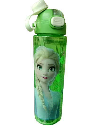 Tumbler Character Water Bottle 900ml | Plastic | Built-in Straw | Leakproof Push-Button Lid | Cute Cartoon Design