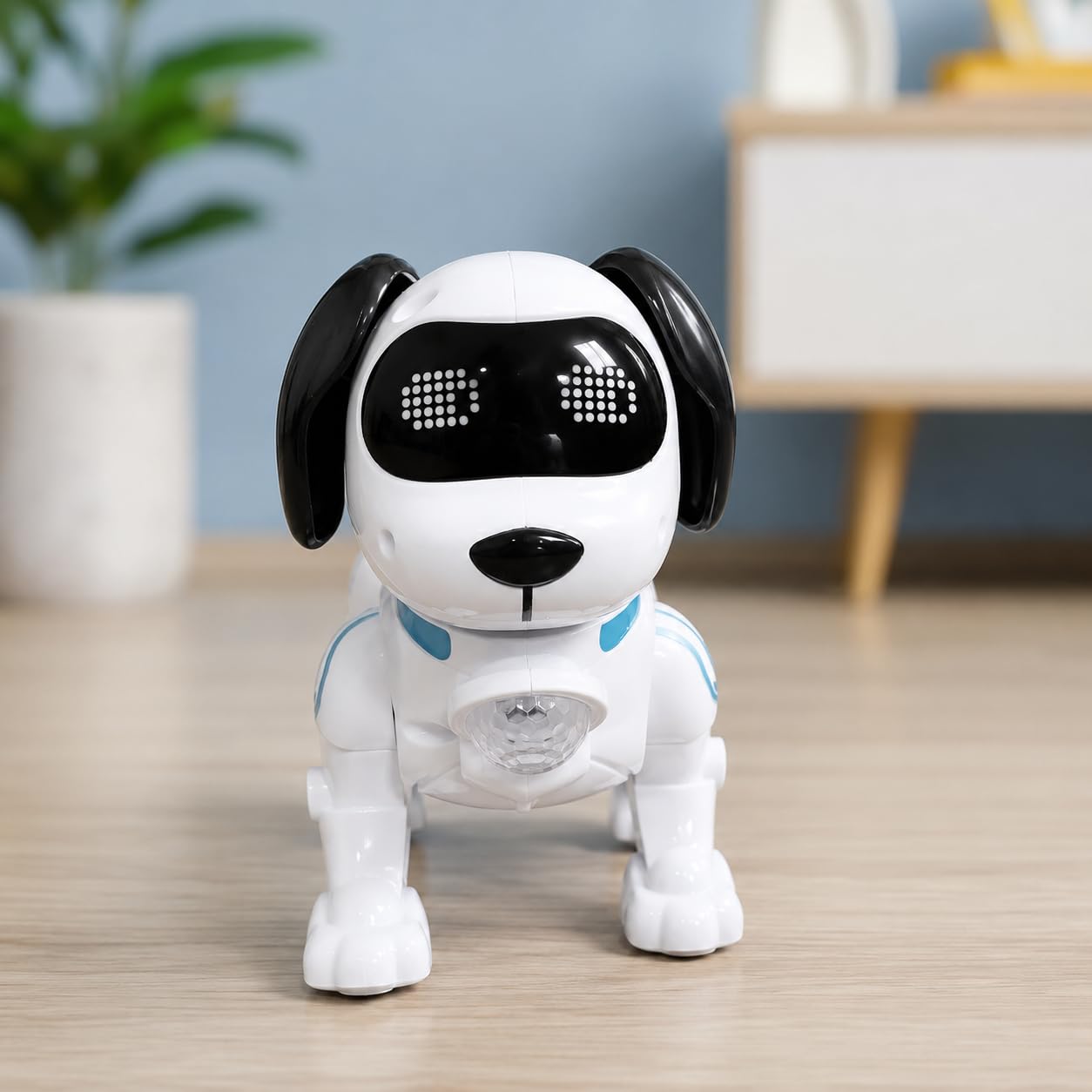 Mechanical Robot Dog Toy | Walking Action, Music, LED Lights & Sound Toy for Kids