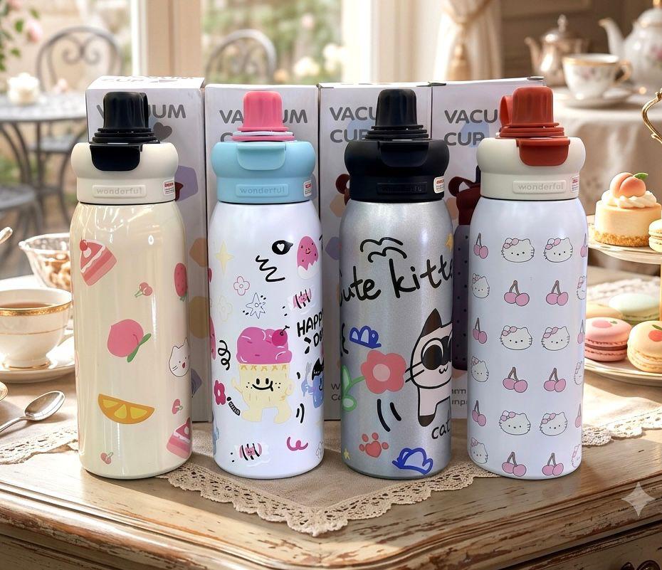 Vacuum Cup Water Bottles 650ml