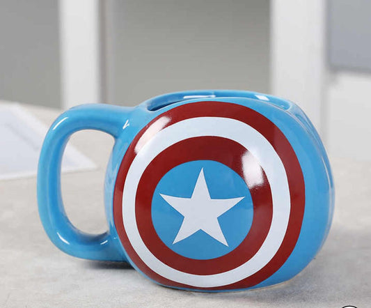 Captain America Shield Ceramic Mug