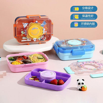 Insulated Lunch Box – 3 Grid Compartments