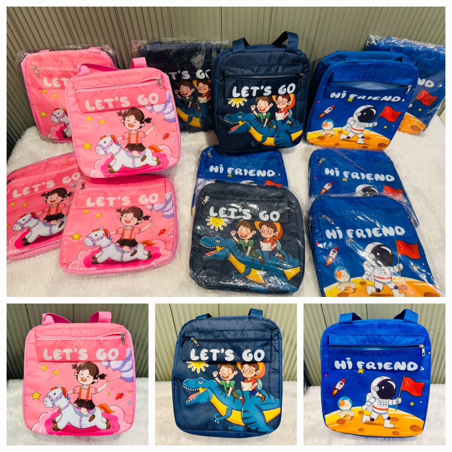 Kids Insulated Character Lunch Bags