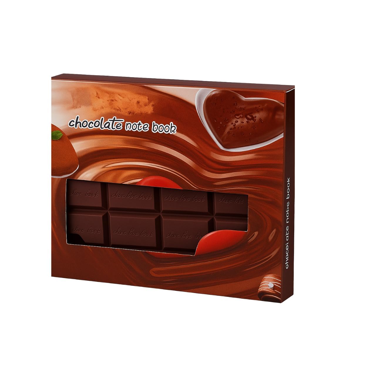 Chocolate Fragrance & Chocolate-Shaped Notebook