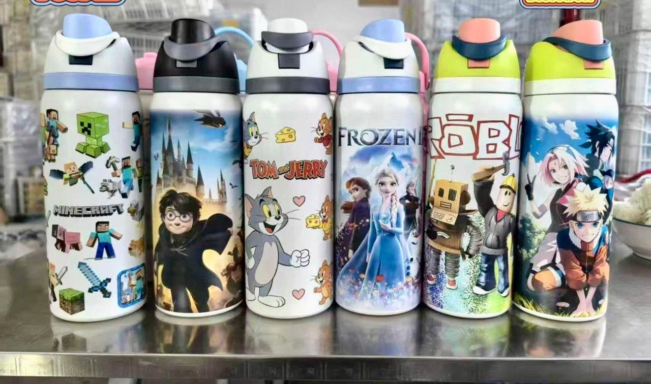 Owala Cartoon SUS 316 Water Bottle 1000ml