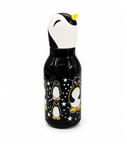 Cute Animal Cartoon Printed Plastic Water Bottle for Kids – Colourful & Lightweight Drinking Bottle