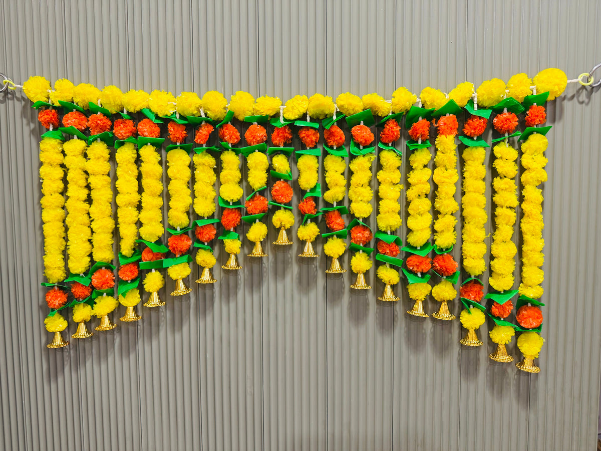 Artificial Genda Flowers | Door Hanging Toran
