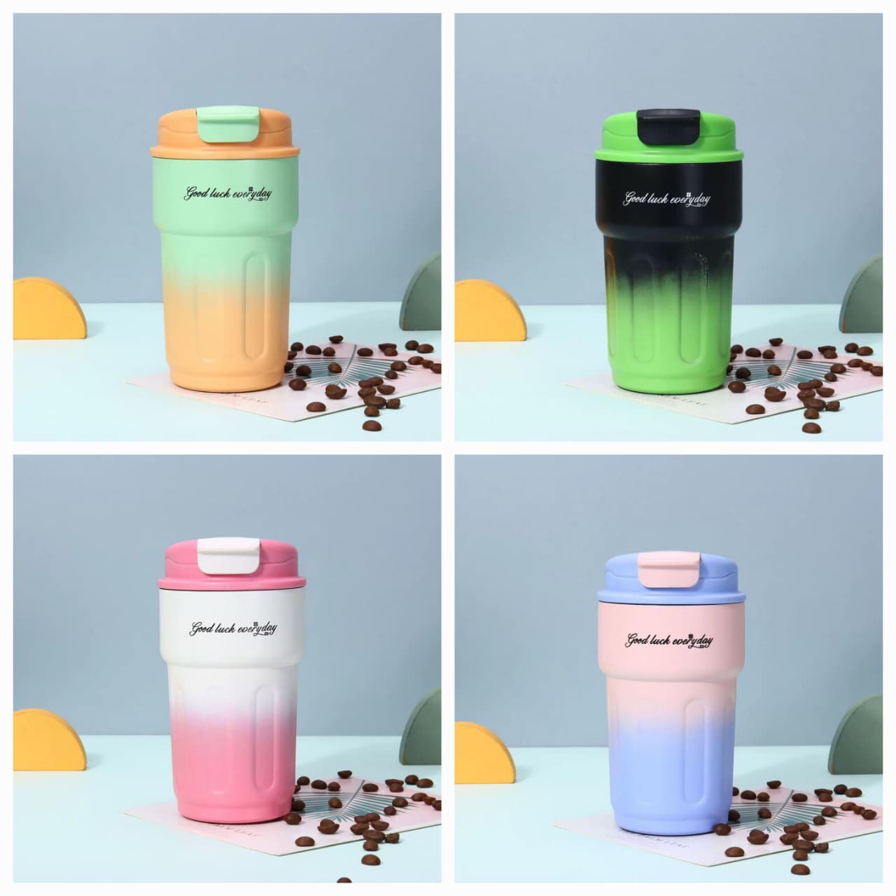Stainless Steel Coffee Mugs 500ml