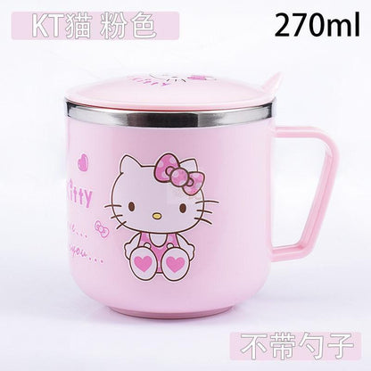 Cartoon Printed Stainless Steel Cup/Mug 270ml