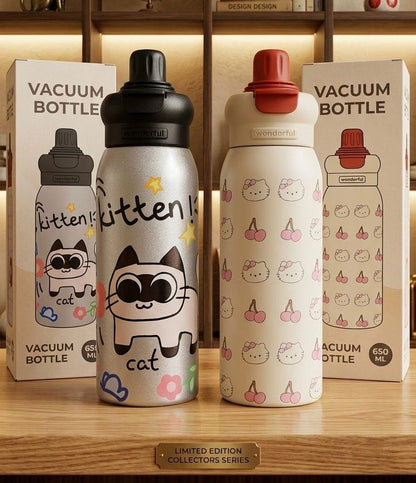 Vacuum Cup Water Bottles 650ml
