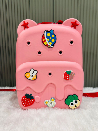 Trendy Silicone EVA Cartoon Bag For kids- Crocs
