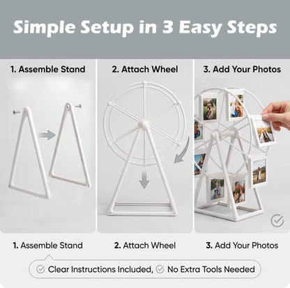 Customized Rotating Ferris Wheel Photo Frame