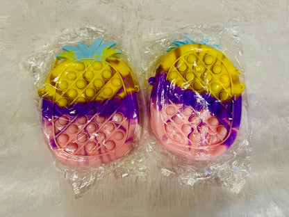 Cute Pineapple Pop-It Sling Bag | Silicone Fidget Crossbody Bag for Kids