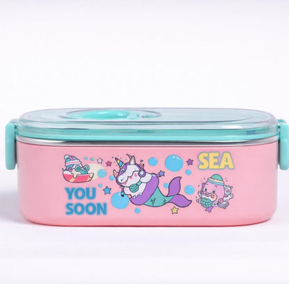 Kids Leakproof Lunch Box with 2 Compartments