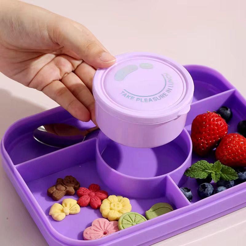 Insulated Lunch Box – 3 Grid Compartments