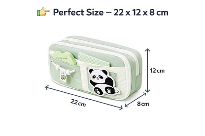 Pencil Pouch Panda - Green