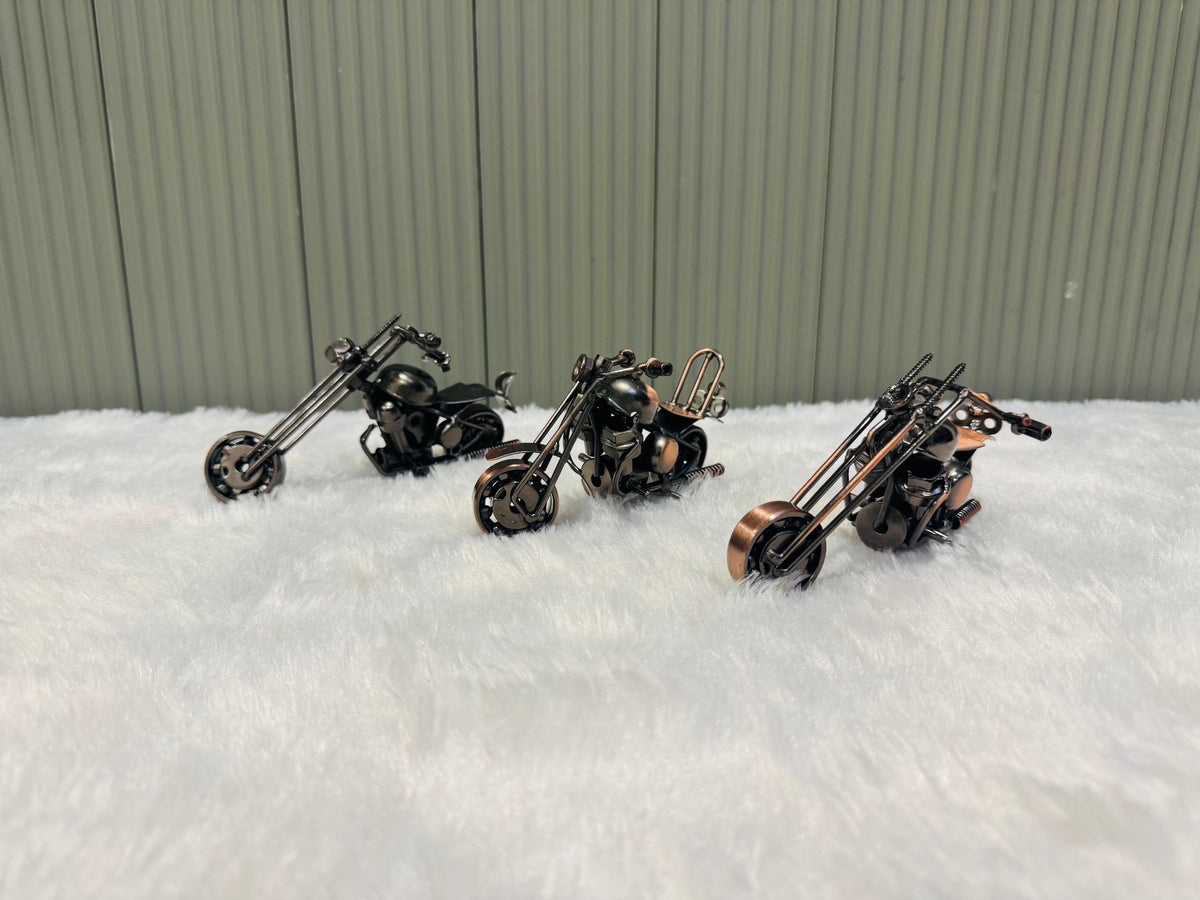 Metal Bike Miniature Decorative Iron Motorcycle Model