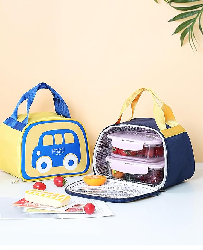 Kids Insulated Car Lunch Bags