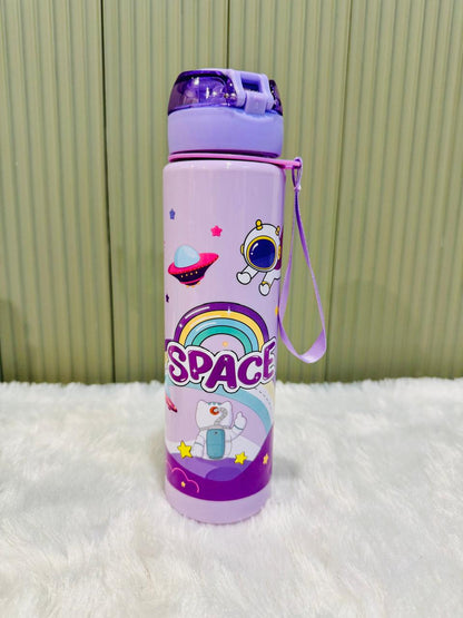 Space Themed Kids Plastic Water Bottles 900ml