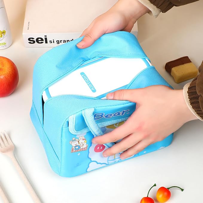 Kids Insulated Cute Bunny Lunch Bag