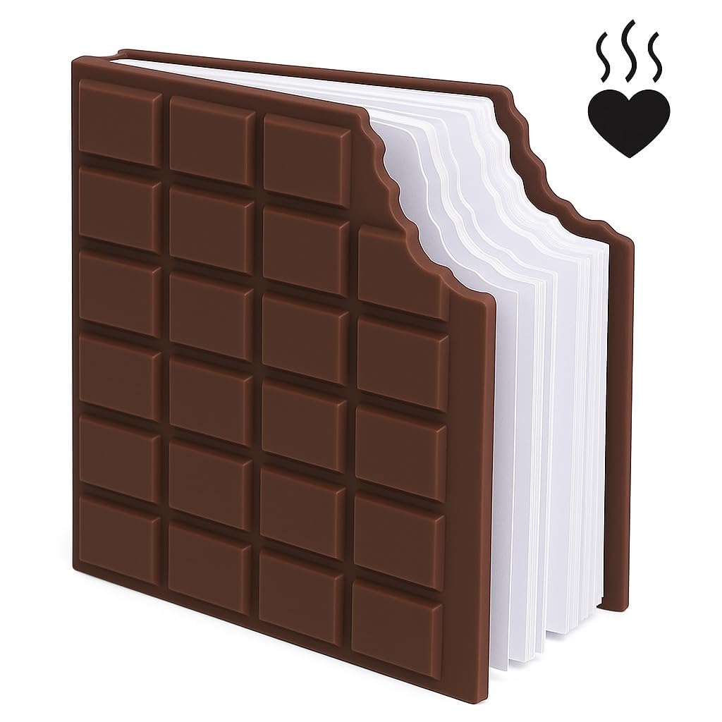 Chocolate Fragrance & Chocolate-Shaped Notebook