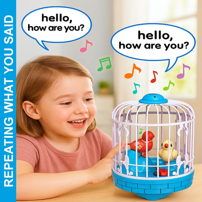 Talking Bird Toy for Kids | Repeats What You Say | Singing, Speaking, and Dancing Bird Toy| Funny Education Toys for Children Playing at Home