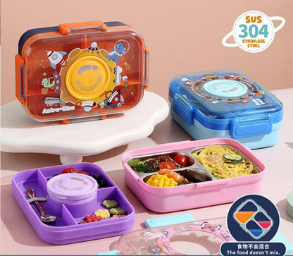 Insulated Lunch Box – 3 Grid Compartments