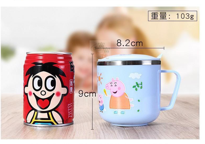 Cartoon Printed Stainless Steel Cup/Mug 270ml