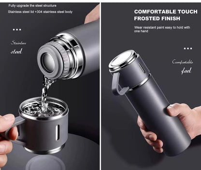 Graphic showing steel construction and the frosted comfort finish