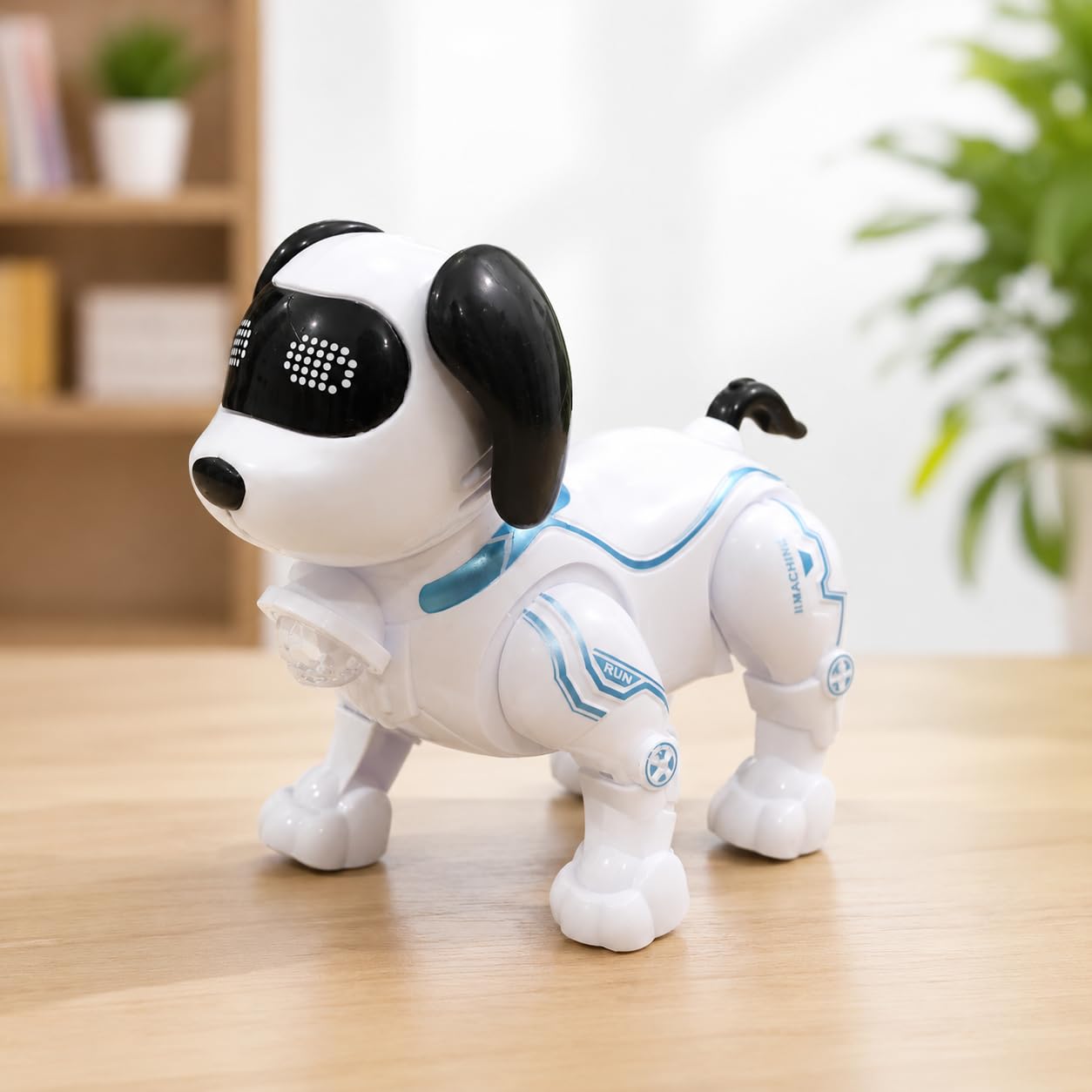 Mechanical Robot Dog Toy | Walking Action, Music, LED Lights & Sound Toy for Kids