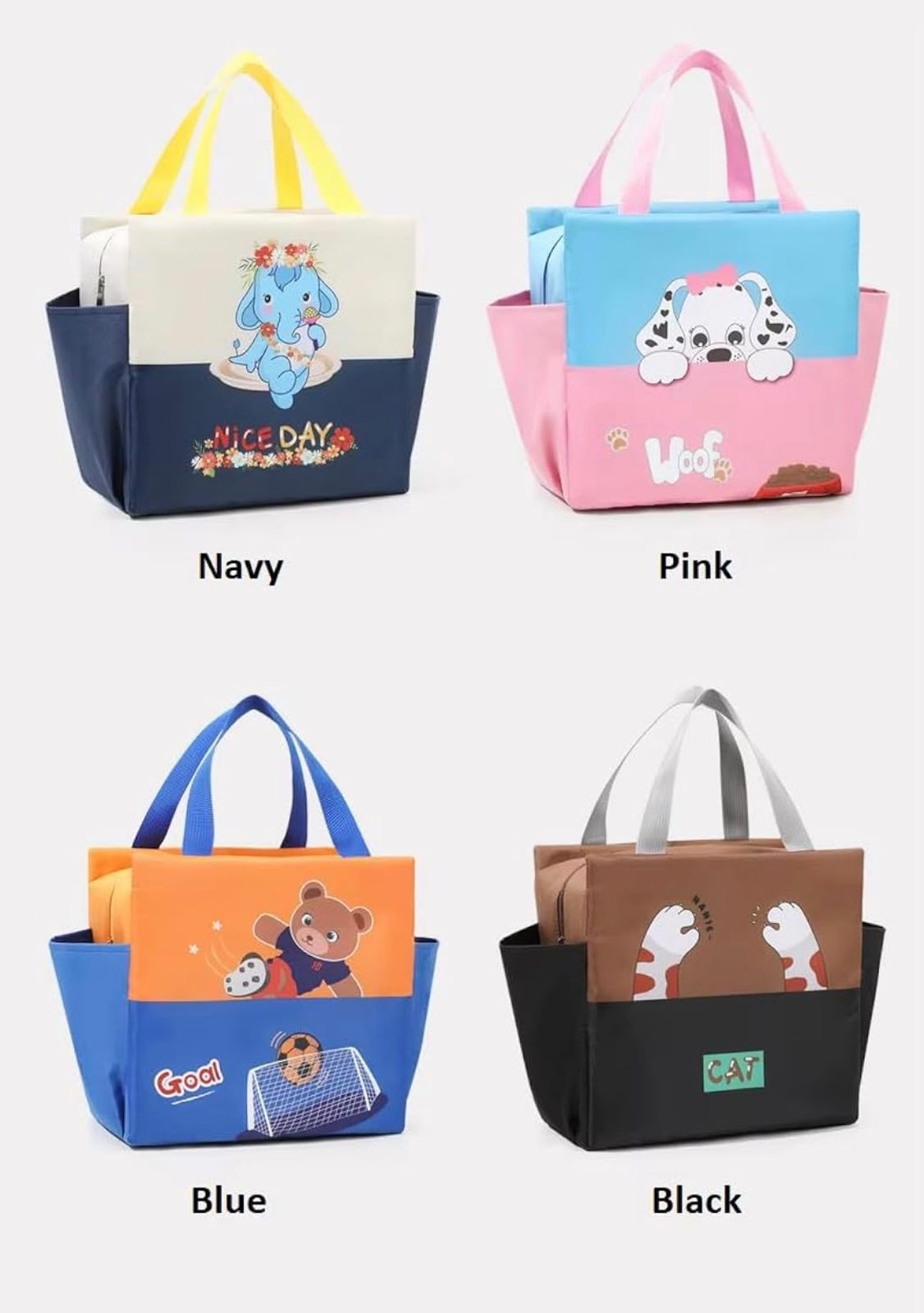 Kids Insulated Character Lunch Bags - Medium