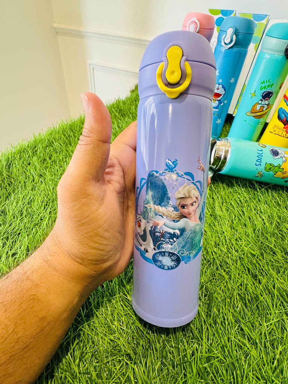 Cartoon Printed Stainless Steel Water - 500ml