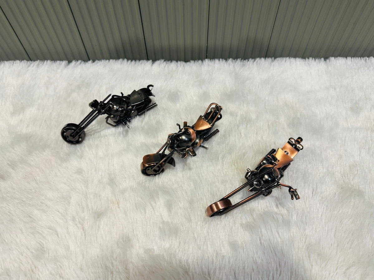 Metal Bike Miniature Decorative Iron Motorcycle Model