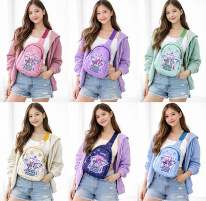 K-Pop Crossbody Chest Bag for Kids – Adjustable Strap
