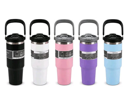 Tumbler 890ml Double Drink Cap With Handle